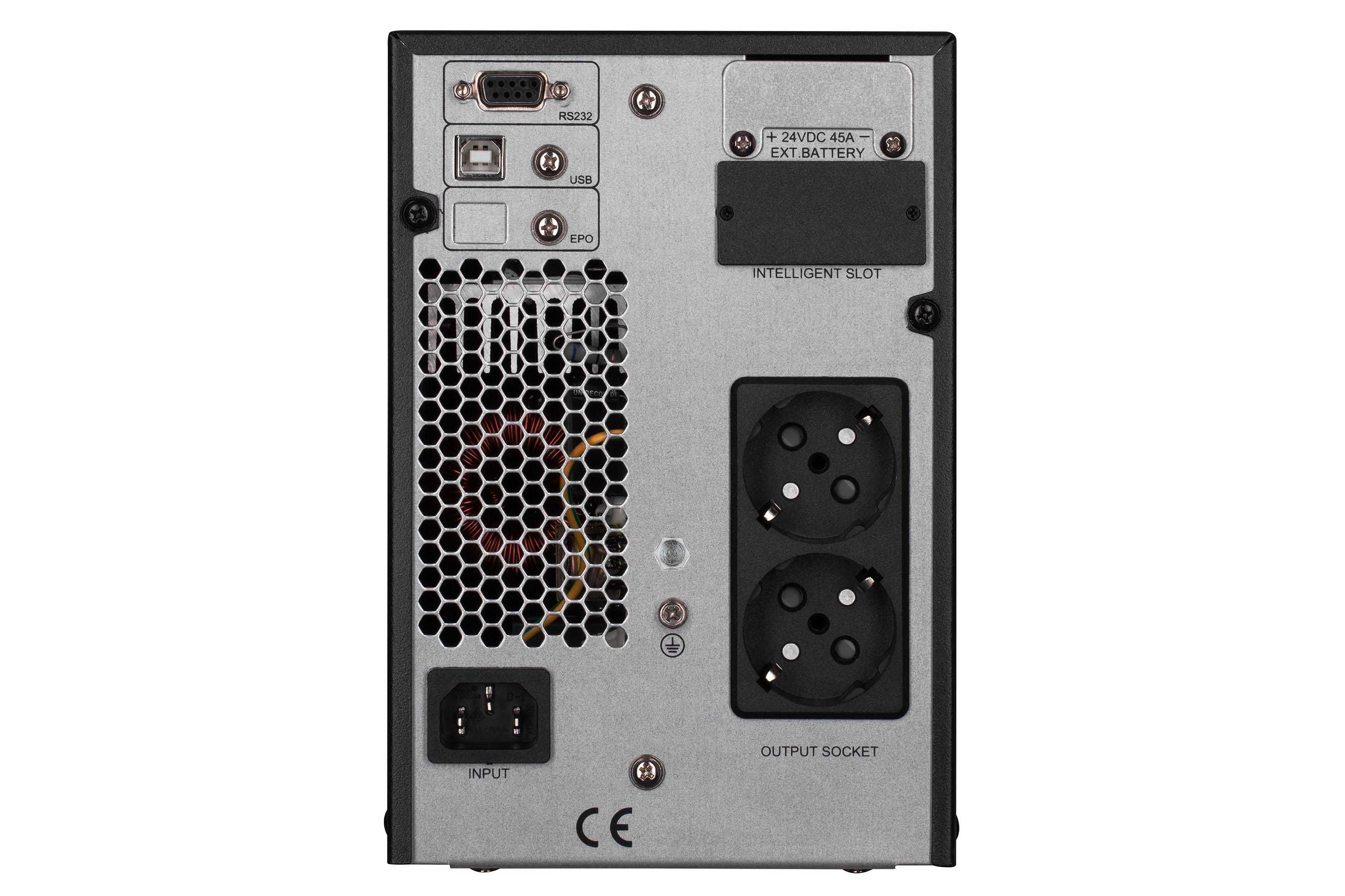 } ИБП 2E OD1000 /1000VA/900W/LCD/USB/2xSchuko