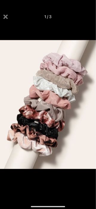 Скрънчи цветни ластици за коса