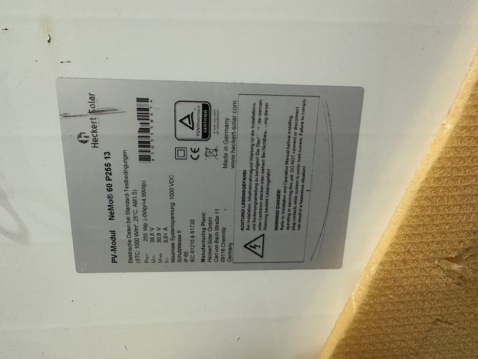 Vavd 6 panouri fotovoltaice