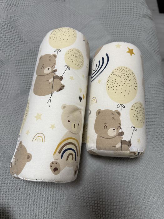 Бебешки възглавници, чаршафи и чувалчета, нови или отлични