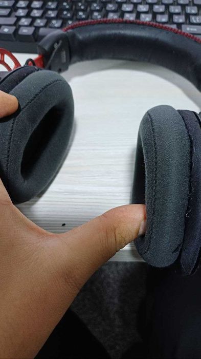 Топовые наушники hyperx cloud alpha, состояние хорошее без дефектов
