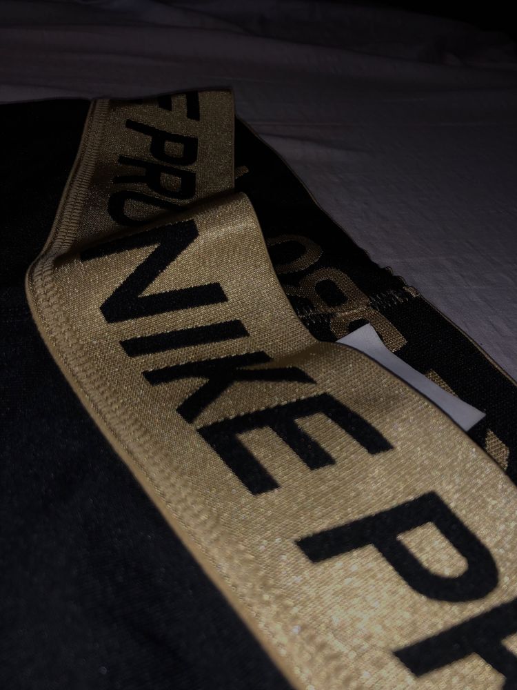 Nike Pro Training Tights Black/Gold