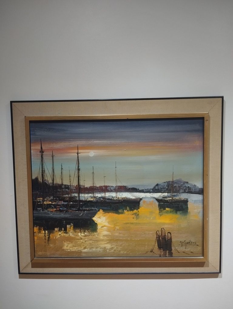 Картина масло,подпис