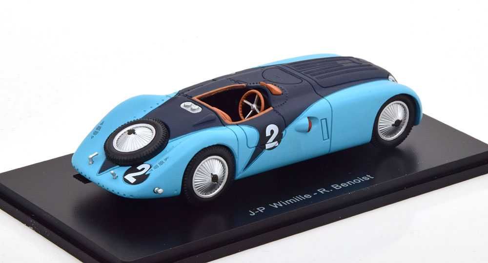 Macheta Bugatti 57G Castigator Le Mans 1937 - Spark 1/43 (LeMans)