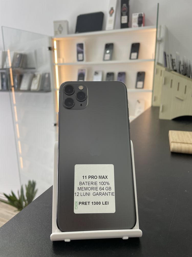 MAGAZIN: iPhone 11 Pro Max, Baterie 100% , 64 GB, GARANTIE
