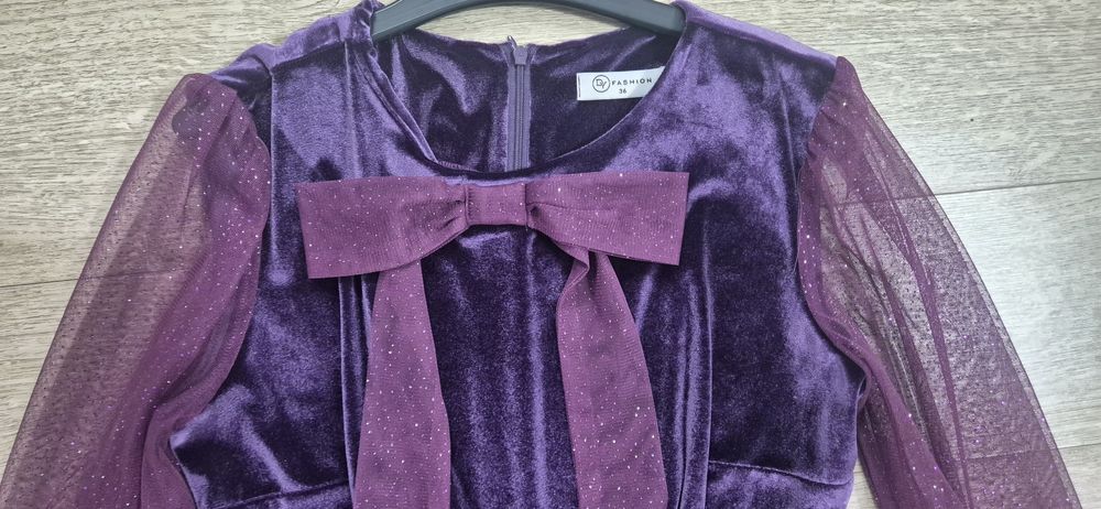 Rochiță casual din  catifea