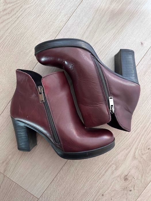 Botine din piele - 36