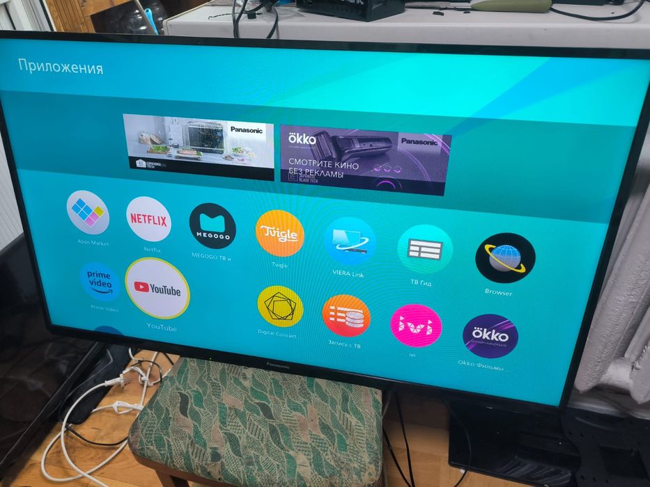 Смарт телевизор Panasonic 106 см WiFi YouTube
