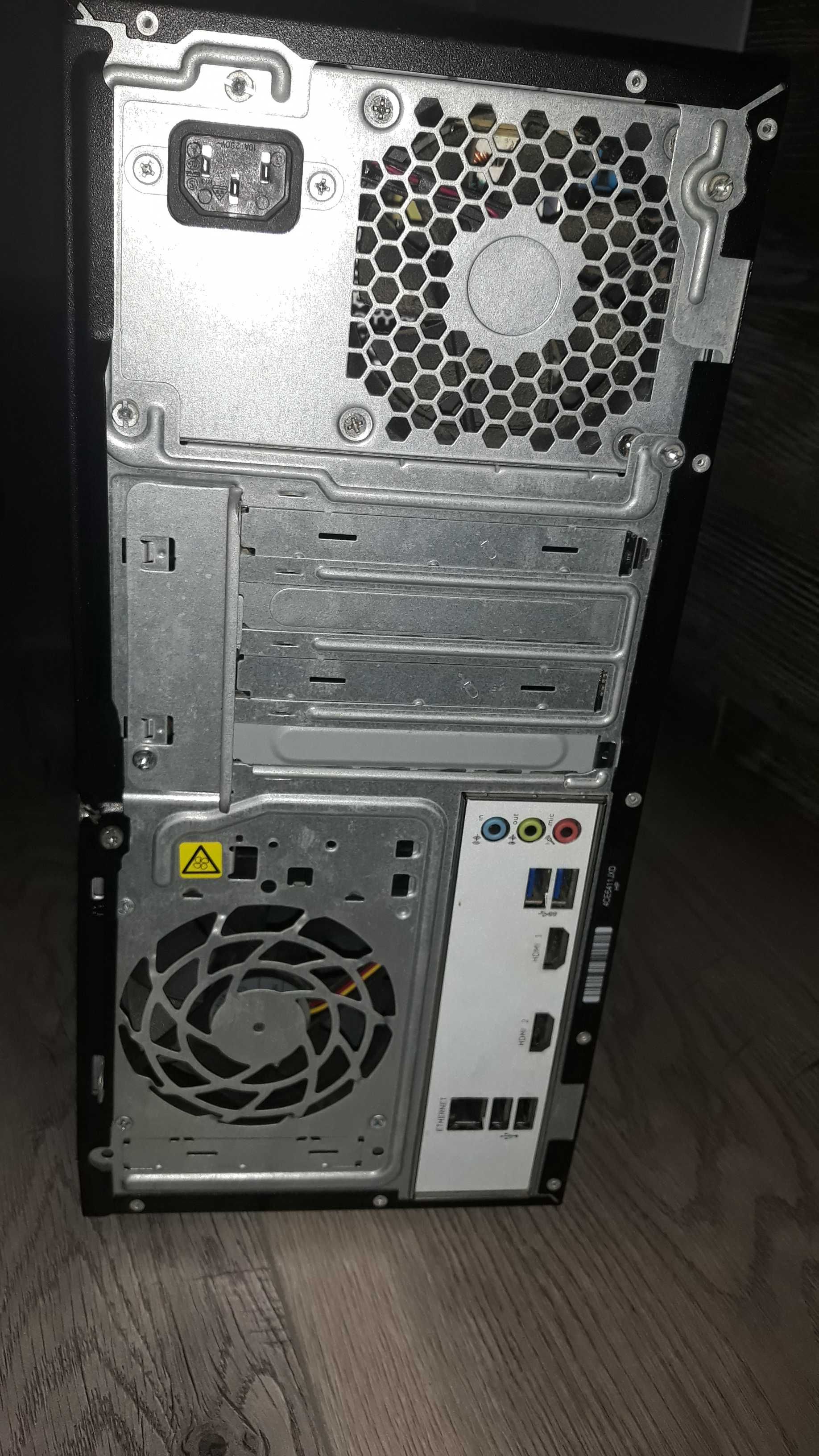 Pc hp i5-6400  2,7/3,3 GHz, 8 Gb ram, SSD 120Gb+500 Gb HDD