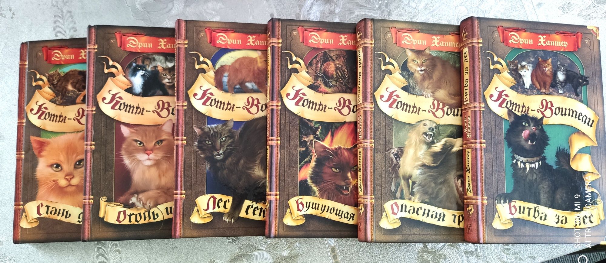 Коты Воители. Книги.