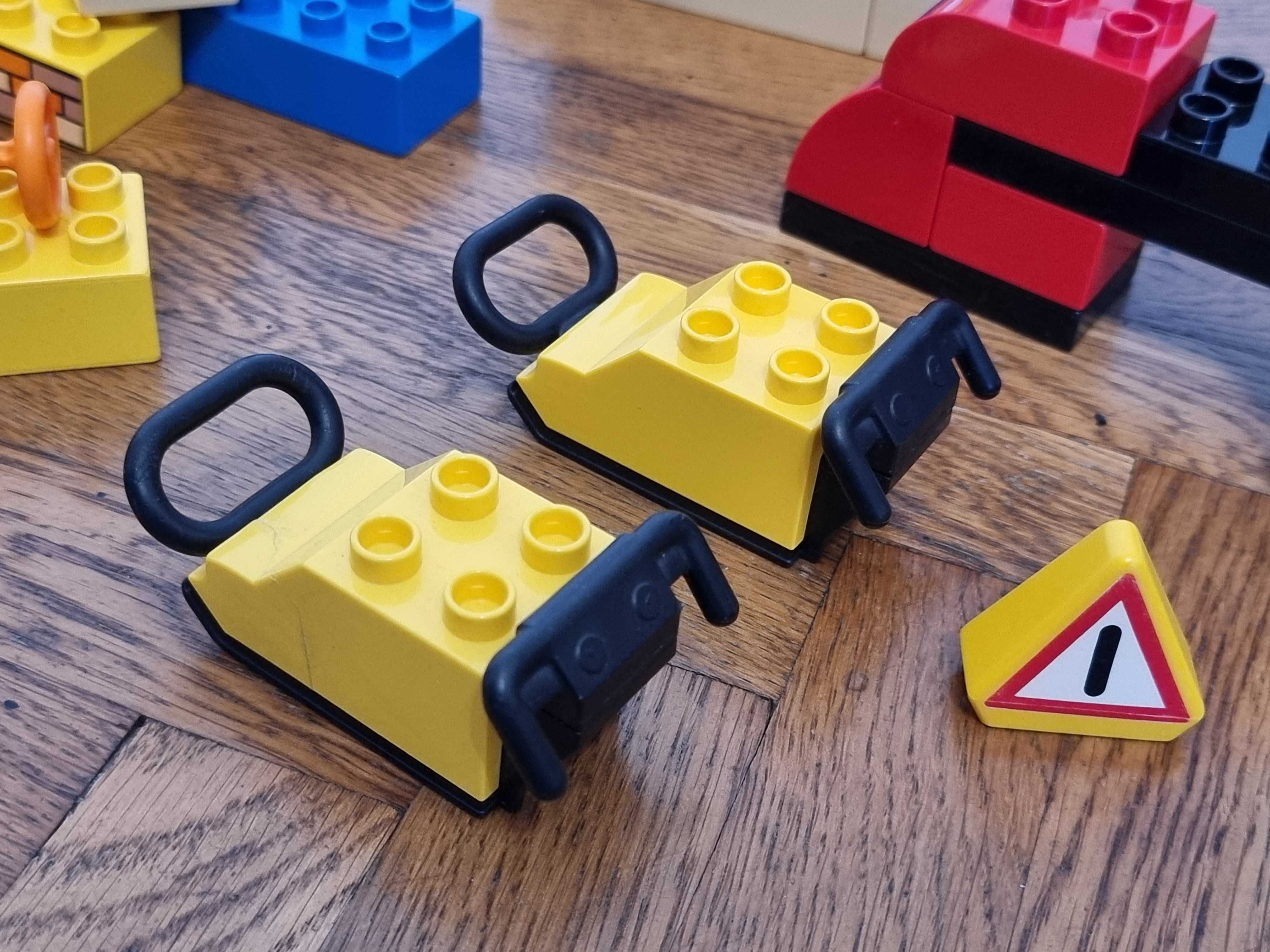 Lego Duplo santier, vehicule constructii, compactor