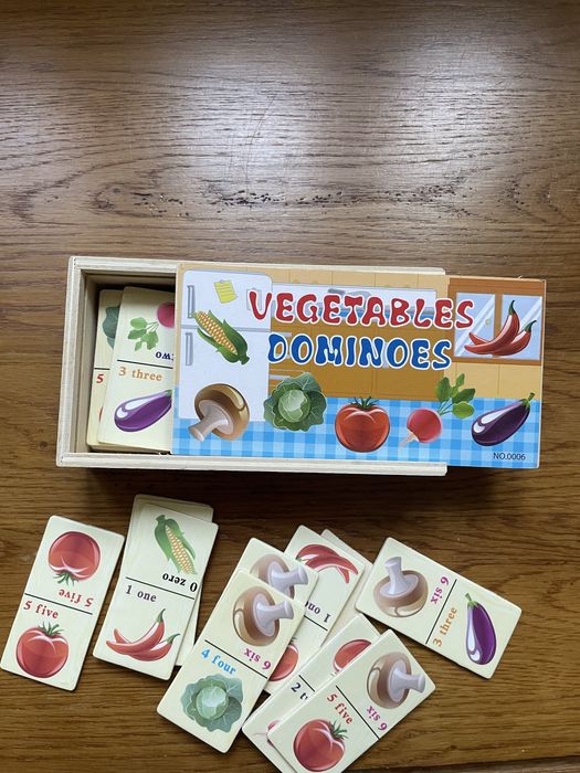 joc domino cu animale si legume