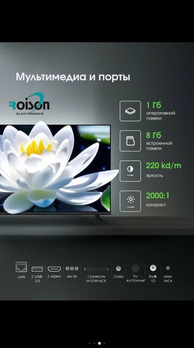 Roison Smart tv android 14 Продаётся новий