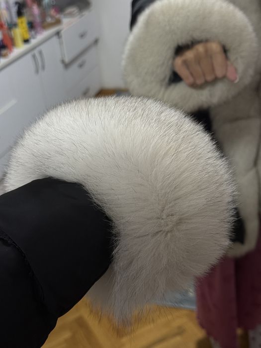 Geaca din blana si piele naturala