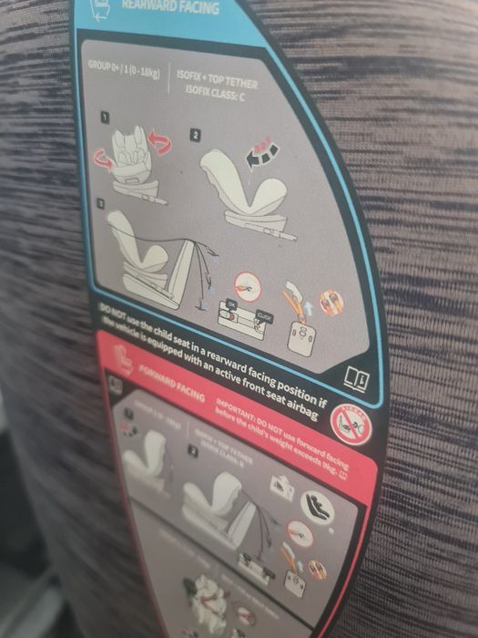 Scaun auto isofix cu rotire si pozitie somn doar in Iasi