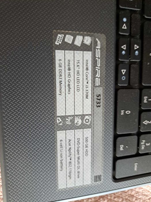 Лаптоп Acer Aspire 5733 15.6