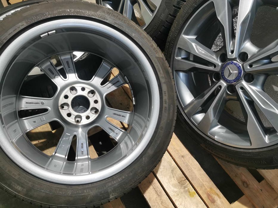 Jante Originale Mercedes C class / E class R 18 cu anvelope de iarna