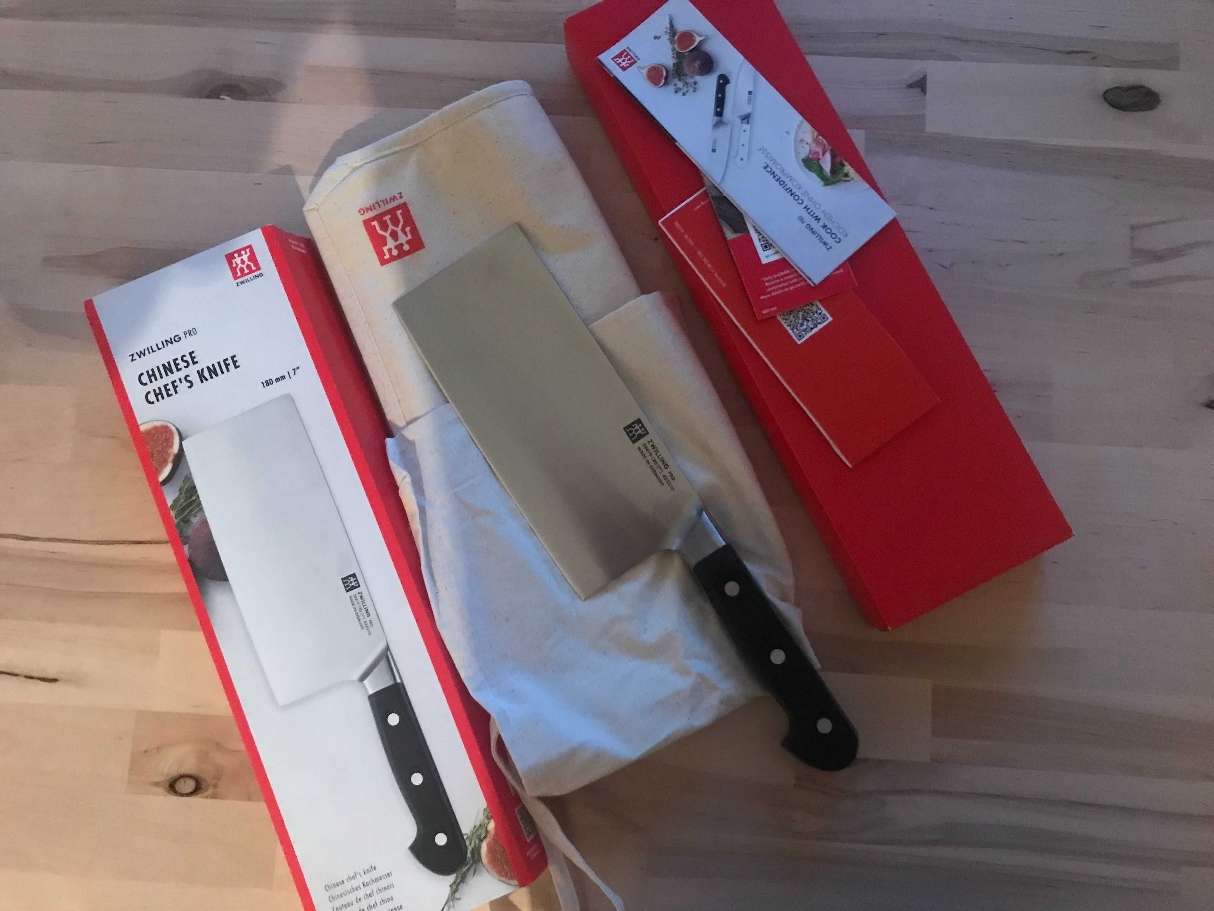 Zwilling Henckels Pro - Китайски Сатър на главния готвач 7 инча,