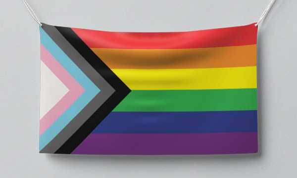 ЗНАМЕ ПРАЙД LGBT+, флаг LGBT+ цветовете на дъга, качествена изработка