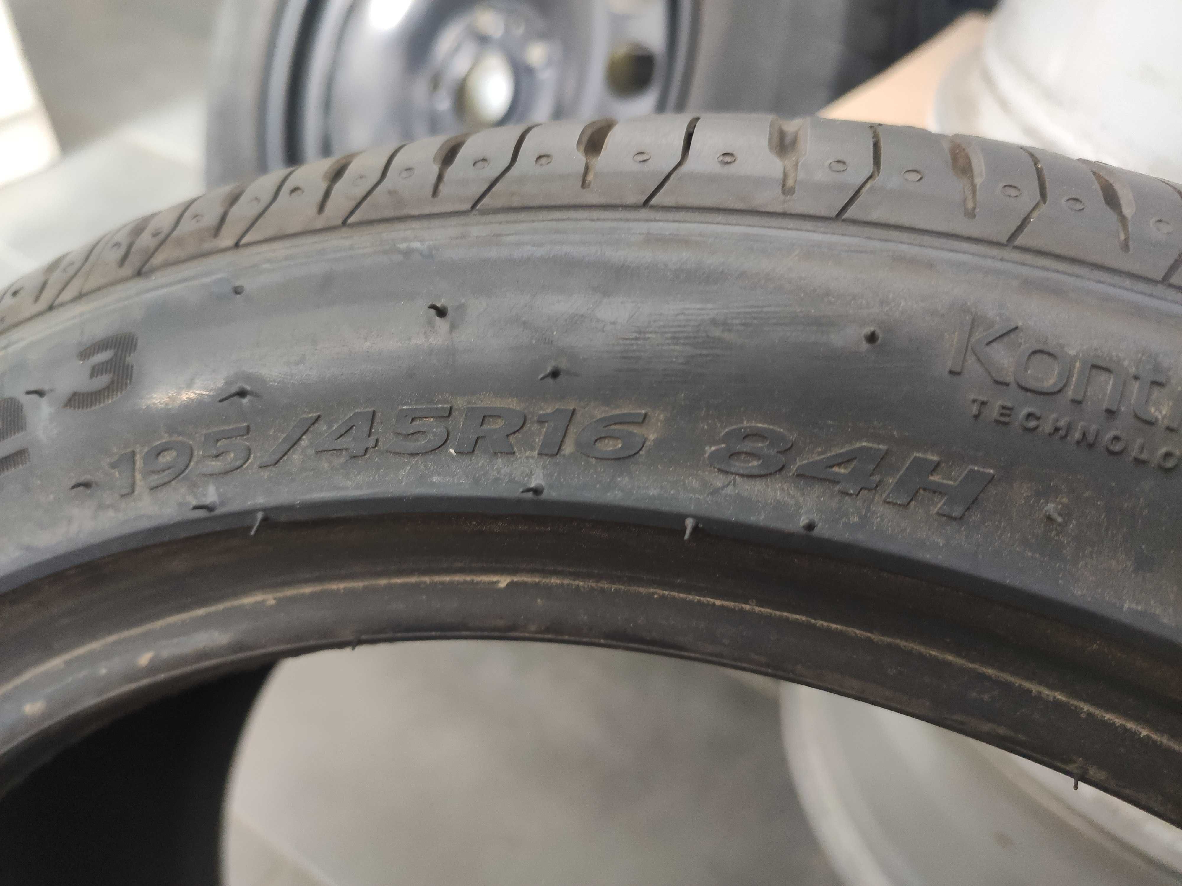 4бр Нови Демо Летни Гуми 195 45 16 - Hankook - DOT 2021