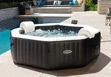 Надуваем артикул Intex PureSpa Bubble Deluxe, джакузи с 4 места