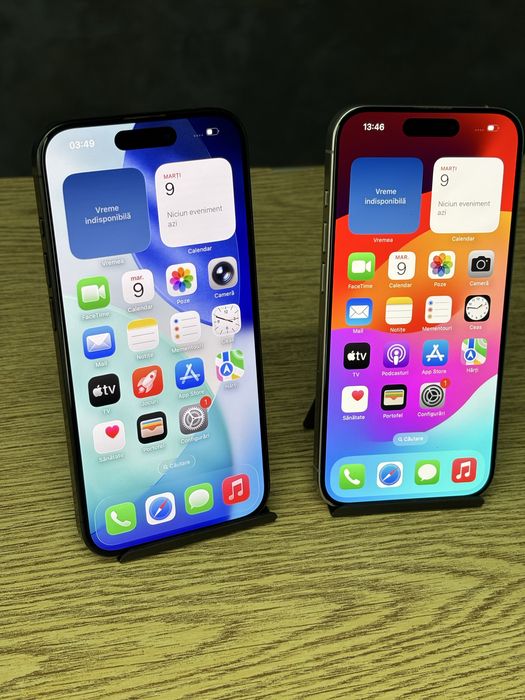 iPhone 15 Pro, memorie internă 128 GB/256GB