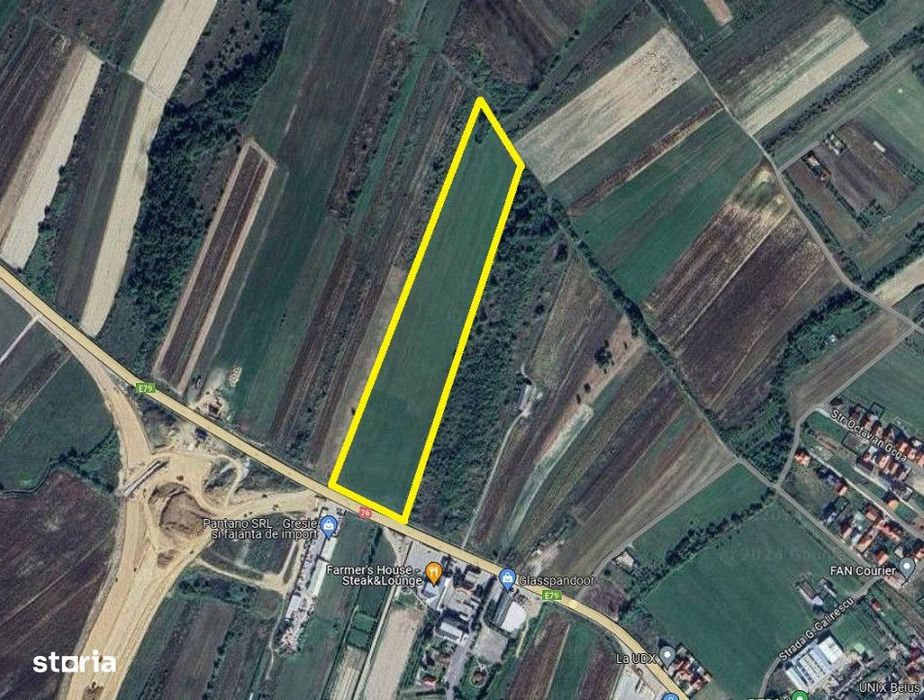 Teren extravilan - constructii, suprafata 49.933 mp, drumul E79, Beius