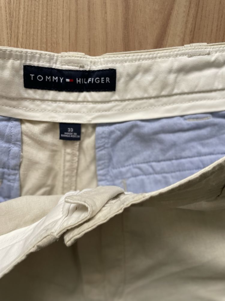 Tommy Hilfiger / ленен мъжки къс карго панталон W34