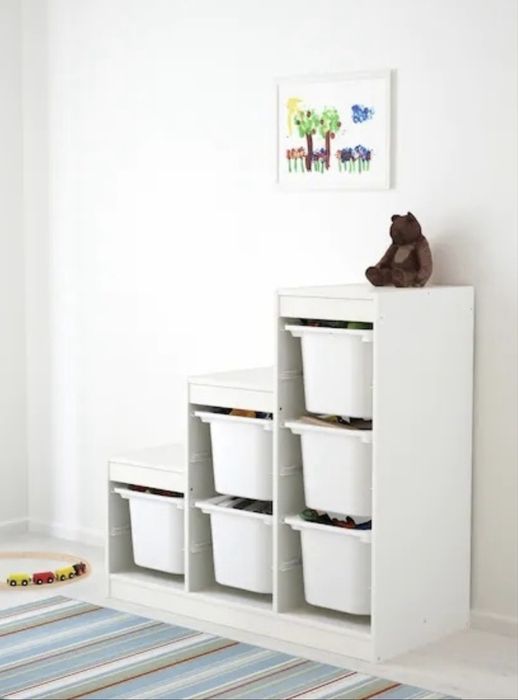 Стеллаж ikea, комод для игрушек