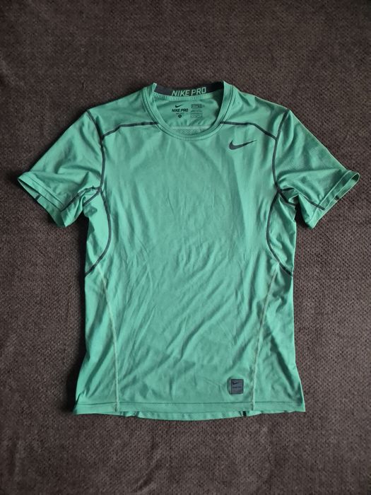 Tricou Sport Bărbați Nike Pro Hypercool, Verde/Antracit - M