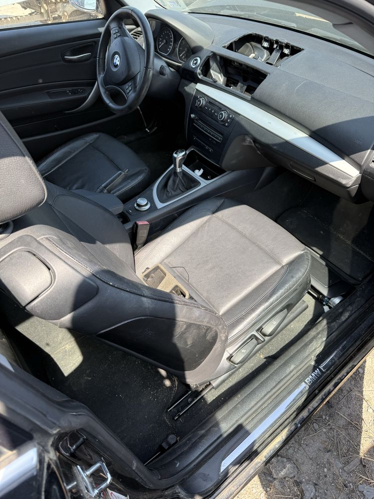 Кожен салон Бмв Е81 Bmw e81 kojen salon