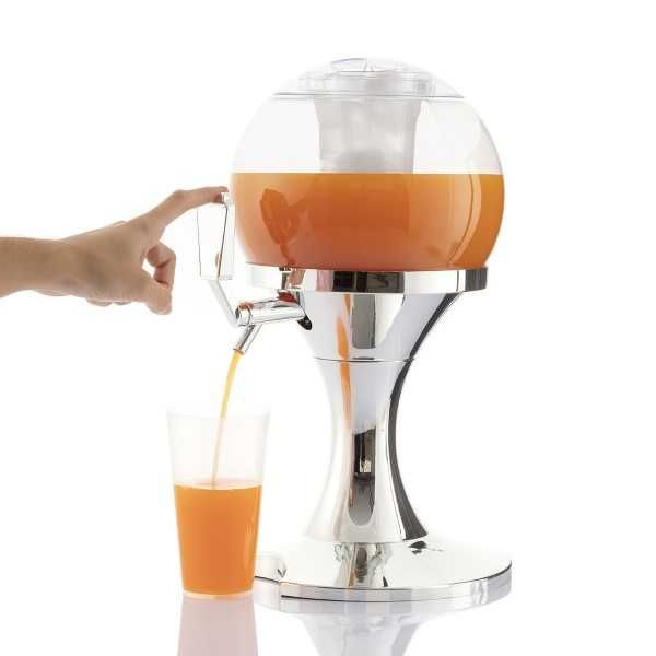 Dispenser bauturi cu Compartiment pentru Gheata si Capac 3.5 L
