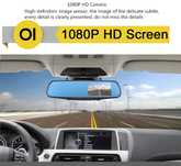 NOU! Oglinda auto retrovizoare cu 2 camere de filmat Blackbox DVR