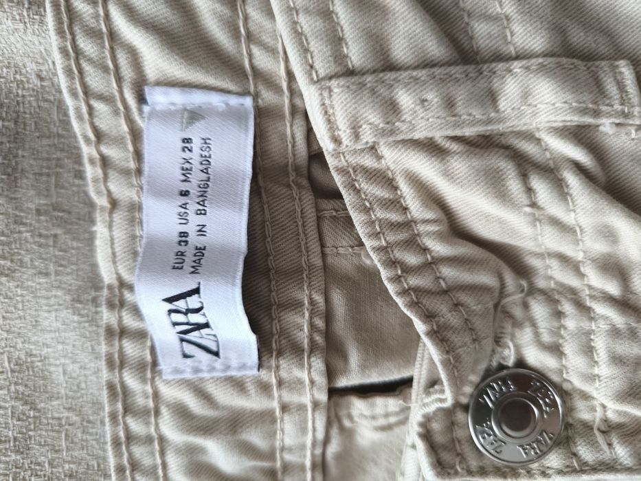 Pantaloni dama cargo Zara M (38)