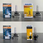 Set Becuri xenon D1S D2S D3S 4300K 5500K 6000K Philips XenStart OSRAM