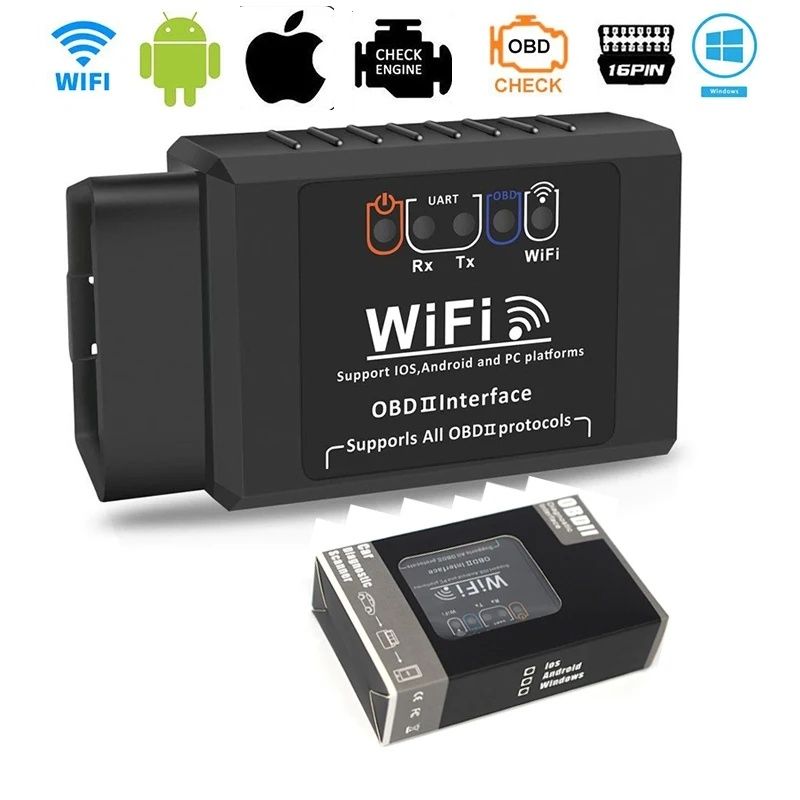 Tester Auto iPhone iOS și Android , Diagnoza Elm327 WiFi OBD Elm 327*