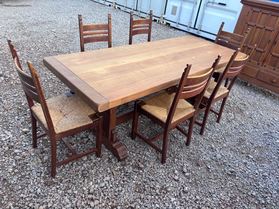 Масивен дървен комплект в античен стил