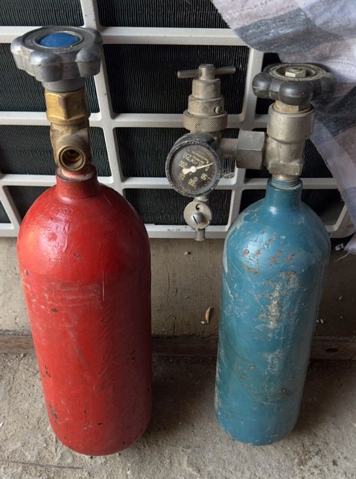 Балоны Маленькие, Углекислота,Кислород,Пропан.