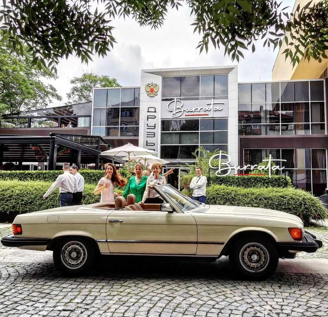 Ретро автомобил Mercedes SL380 от 1984г под наем, сватба Абитуриентски