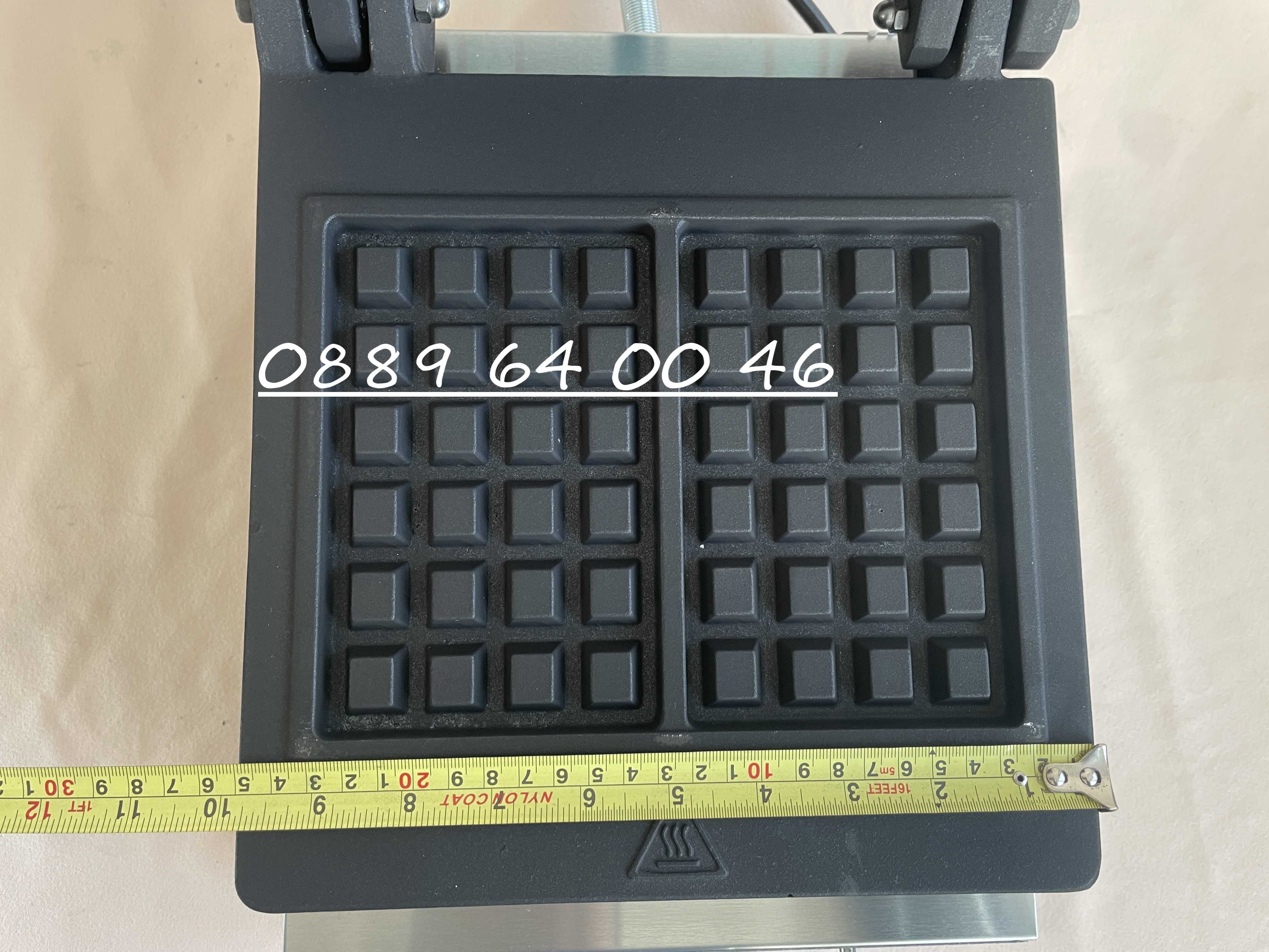 Професионален Електрически Гофретник Waffle Квадрат (2,0 kW) -ТУРЦИЯ