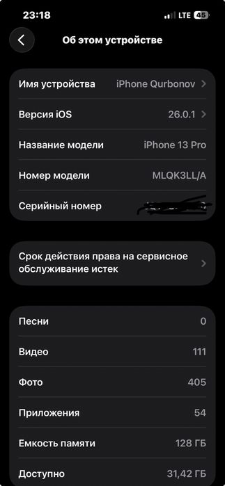 Iphone 13 pro 128gb