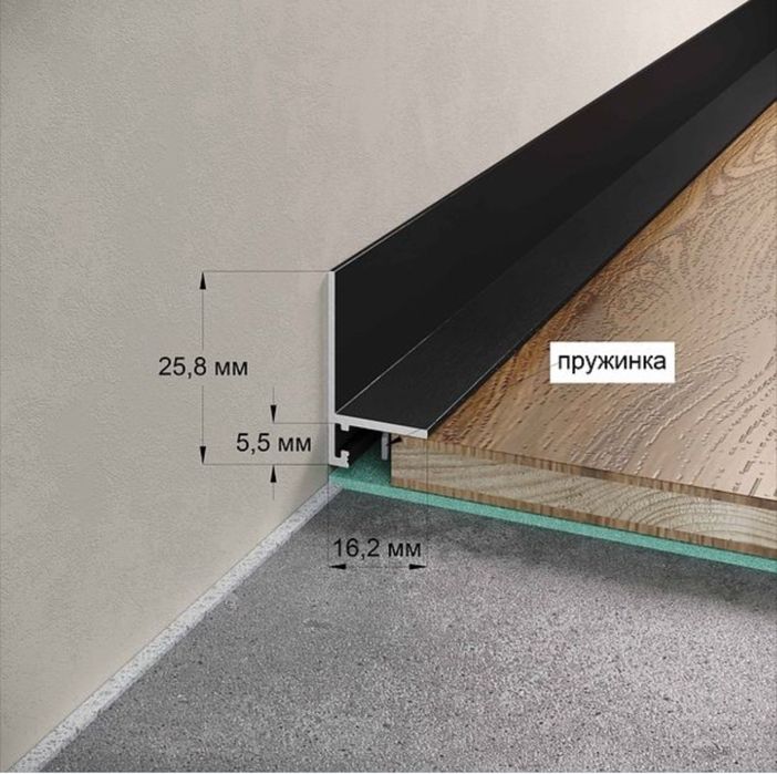 Продам микроплинтус L образный