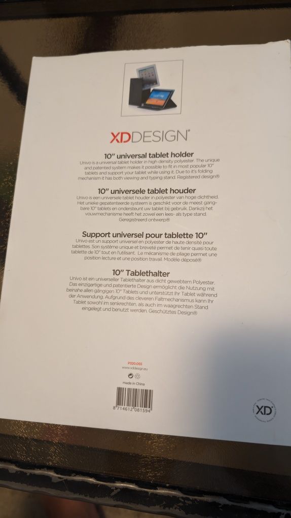 Husa/suport universal Univo XD Design pentru tablete de 10"