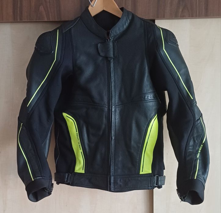 Geaca piele moto Ozone Volt, mărime 52
