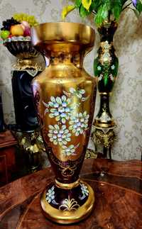 Богемия. Большая напольная ваза. Чехия. Дёшево!
