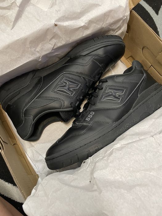 New balance 550 Triple Black номер 47,5