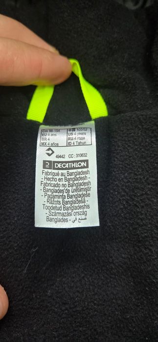 Combinezon copii costum iarna WEDZE Decathlon 98-104cm 4 ani ca nou