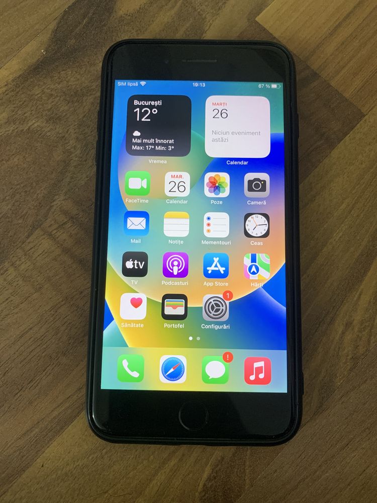 Vand iphone 8 Plus, 256 Gb , baterie 100%