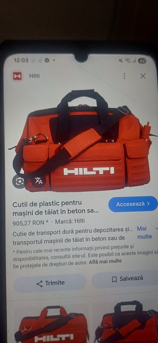 Geanta hilti 560x 360 x 370