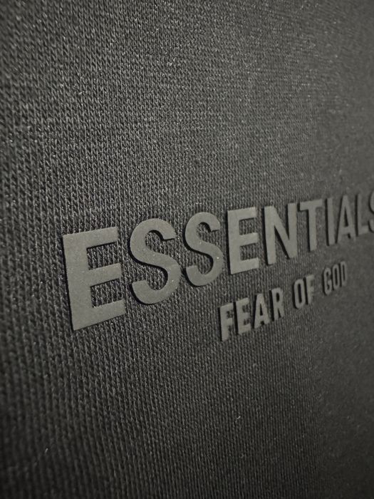 Fear of God "Essentials" Black Scuba Hoodie Tracksuit